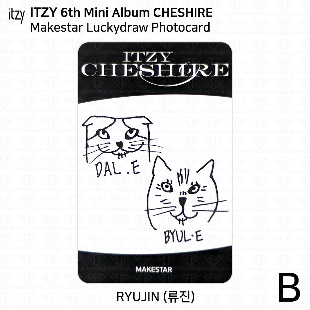 ITZY 6th Mini Album Cheshire Makestar Lucky Draw Photocard 2 Versions KPOP K-POP