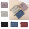 Многофункциональный кожаный кошелек для монет квадратный короткий держатель для кредитных карт кошелек на молнии короткий кошелек для путешествий