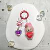Cartoon Cute Flocking Mini Love Labu Labu Mobile Phone Pendant School Bag Doll Keychain Gift