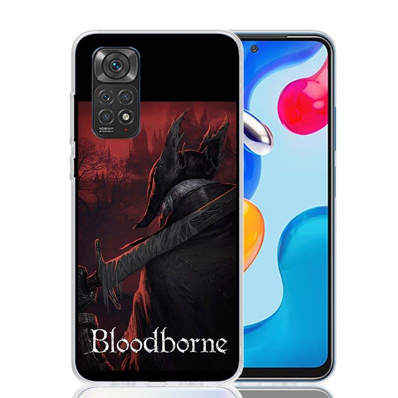 Bloodborne Game Phone Case For Xiaomi Redmi Note 13 14 15 Pro Plus 12S 12 14S 11S 11E 10 10S 11 11T 5G 4G Cover Coque Redmi Note