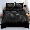 Cute Cat 3d Printed Duvet Cover Pillowcase Soft Bedding Accessories Home Decor Cute Animal Pet Theme For Boys Girls Quilt Covers