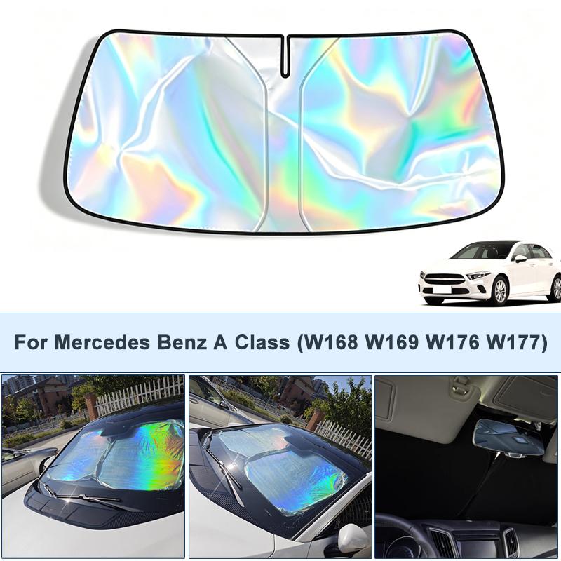 Foldable Front Windshield Sun Shade For Mercedes Benz A Class W168 W169 W176 W177 UV Reflective Sun Protection Cover Car Parts