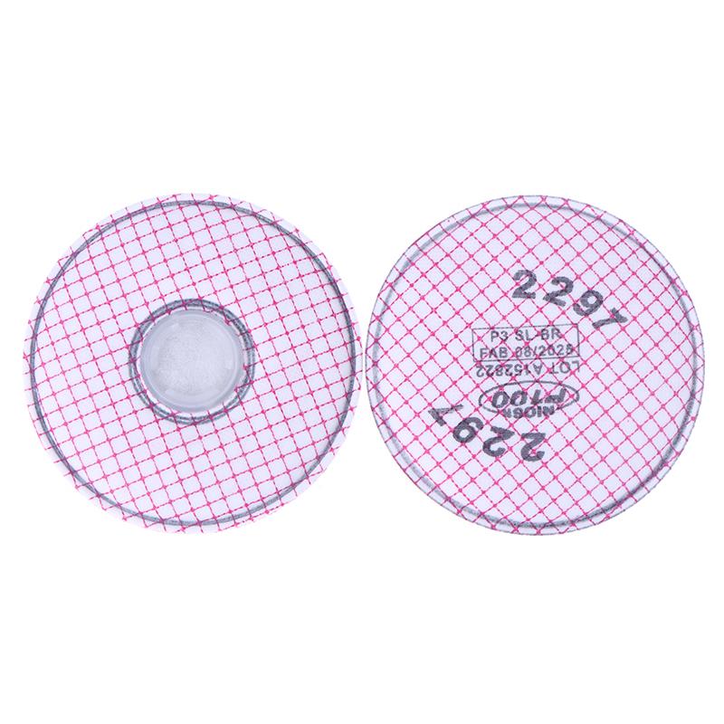 2 шт./компл. 2297 P100 Усовершенствованный респираторный фильтр на основе частиц Уровень дискомфорта Органические пары Облегчение/Горное дело/Судостроение/Уменьшение