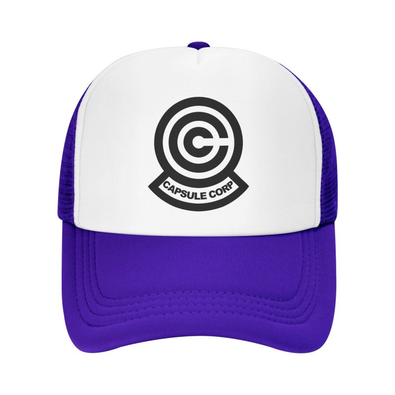 Сетчатая бейсболка Capsule Corp Унисекс Хип-хоп Snapback Кепки Летняя Дышащая Кепка-козырек Аниме DBZ Тракер Регулируемые Кепки