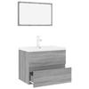 3152877 vidaXL Meubles de salle de bain Sonoma gris Bois d'ingénierie