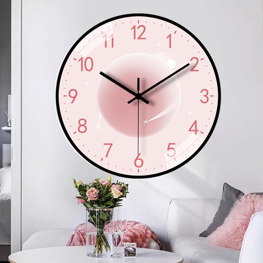 Простые и модные настенные часы. Бесшумные и не требующие сверления, точные цифровые настенные часы, подходящие для кухни.