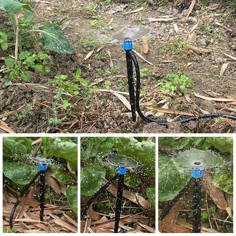 Садовый дождеватель для полива: 13,5 см Колышек для грунта 360° Пружинный микродождеватель