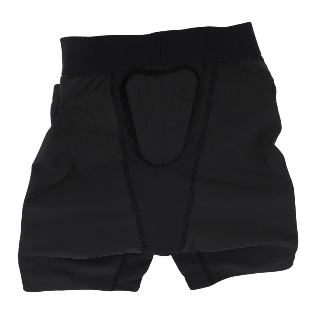 Youth Compression Shorts Breathable Impact Proof Protective Padded Underwear for Football Basketball