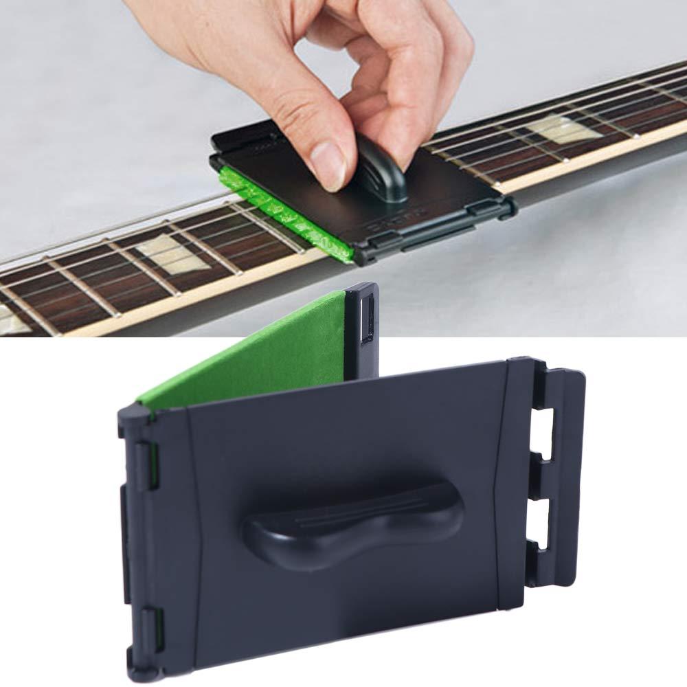 Green Bass Strings Scrubber Ergonomic String Cleaner Brush Guitar String Cleaner Brush Fingerboard