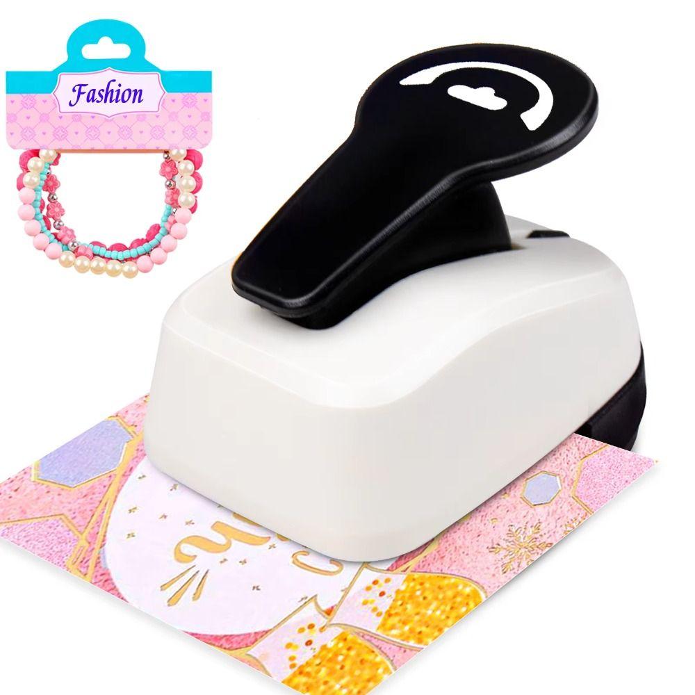 Foldover Paper Hole Puncher Hang Tag Embossing Punches Craft Hole Punch Jewelry Card