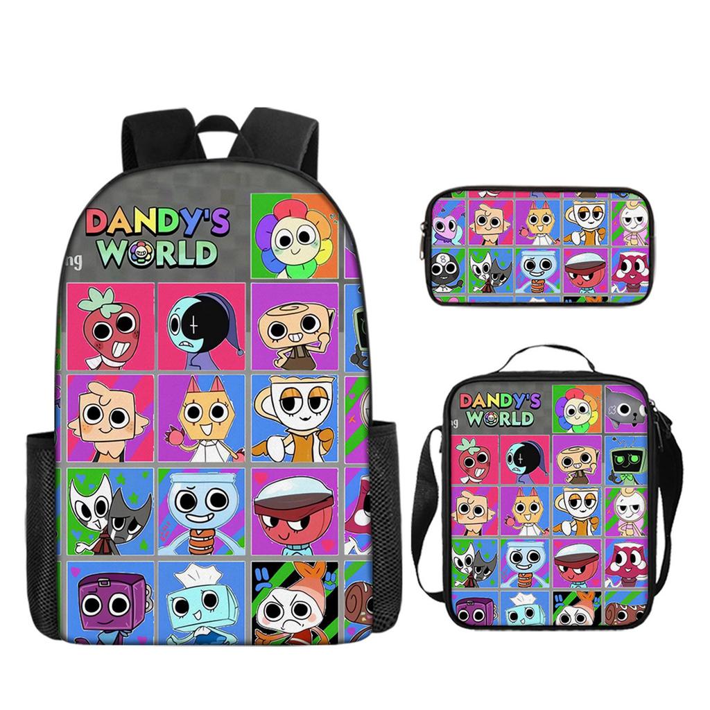 Рюкзак с принтом, сумка через плечо, пенал, набор из трех предметов