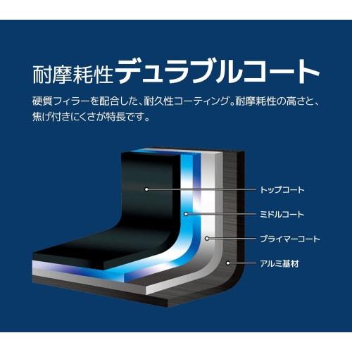 Thermos Durable Series Removable Handle Frying Pan, 26cm, Gas Stove Only, Indigo Blue, KVC-026 IBL