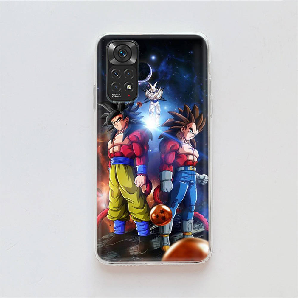 Чехол DT36 Dragon Ball для Samsung A04 A14 A23 A34 A54 M23 M33 M52 M53 Realme 10 9 C30S C35 C55 VIVO Y02S Y21 Y33S Y51 X80 Pro Прозрачная крышка