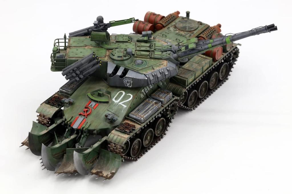 Border Models Советский Тяжелый Танк Апокалипсис Пластиковая Модель BC001 1/35 Предварительно Окрашенная (Формованный цвет)