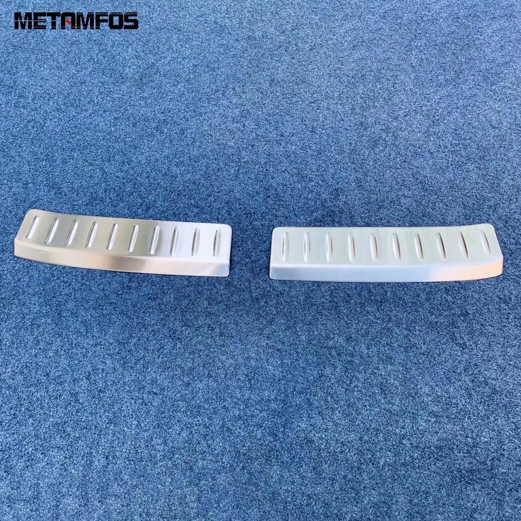 Accessories For Toyota Harrier Venza -2024 2025 Interior Rear Trunk Bumper Foot Plate Tailgate Door Sill Scuff Guard Plate