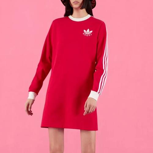 Gucci X Платье-рубашка Красное Женское 693537-XJEBS-6429