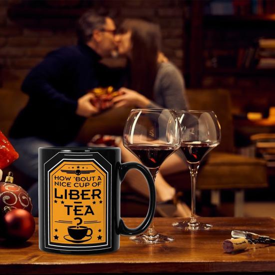 Ceramic Mug for Helldivers 2 Dishwasher Cup Safe 11oz Liber-Tea Microwave Tea Coffee Beverages