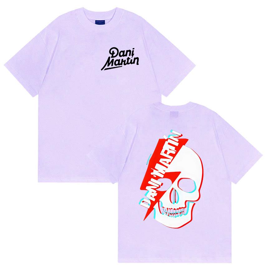 Rock Band Dani Martin Tour 2026 Merch T Shirt Mens Vintage Gothic Oversized Cotton Tshirts Man Hip Hop Punk Clothing Tshirt