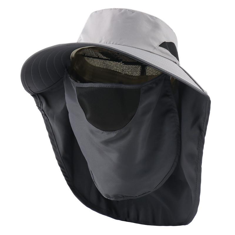 Новые мужские и женские уличные солнцезащитные шляпы, защита шеи, шляпы дьявола, панамы с защитой от солнца и УФ-лучей, шали, шляпы для защиты лица, лицо