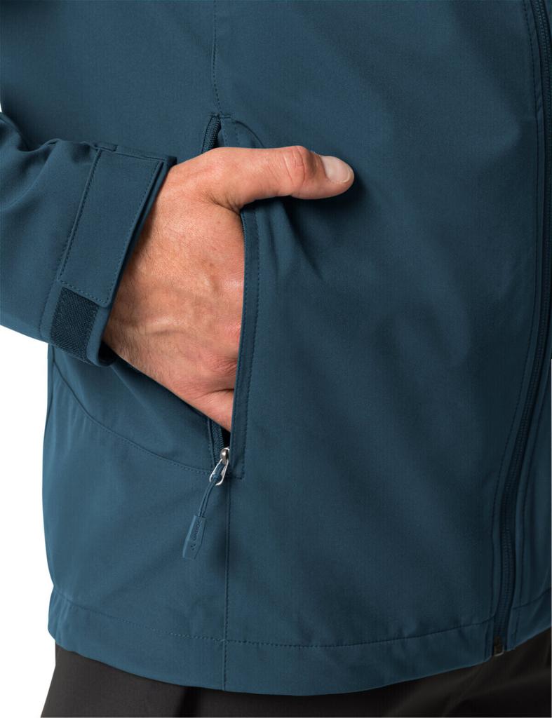 Куртка VAUDE Мужская куртка Hurricane Jacket IV темное море/желтый