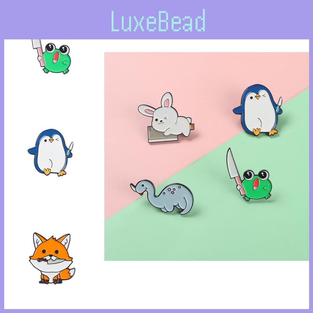 Уникальные броши с животными, с игривыми дизайнами пингвина и лисы, идеально подходящие для украшения