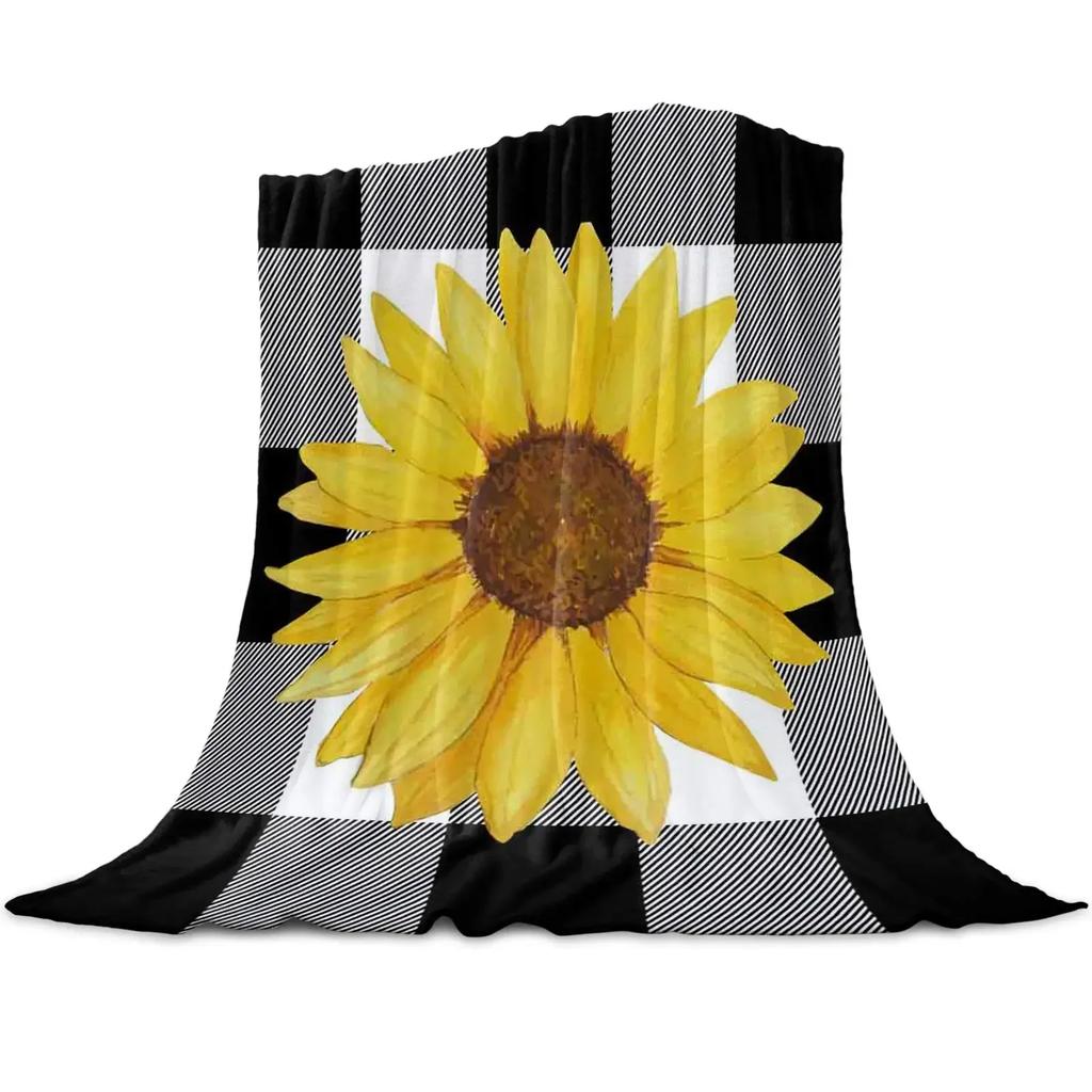 Thanksgiving Pumpkin Blanket Super Soft Flannel Throw Blankets Pumpkin Turkey Maple Leaf Gnome Plaid Blanket Plush Blankets Gift