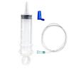 50-150ml Plastic Syringe Rings + Syringe Connector Disposable Nutrient Solution  Large Hydroponic Plastic Feeding Syringe