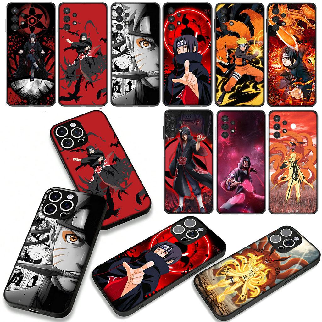 Чехол для телефона Naruto Акацуки Учиха Итачи для Samsung Galaxy A36 A17 A26 A07 A35 A54 A53 A13 A33 A34 S8 S9 S20 S21 FE S10 Plus