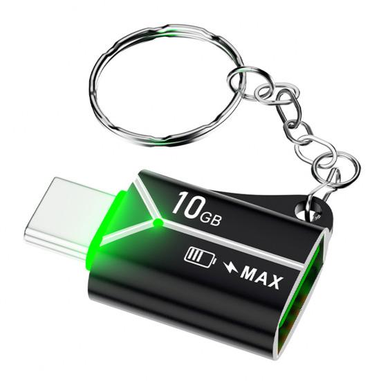 Адаптер-брелок Type-C на USB3.0 с передачей данных OTG 10 Гбит/с Портативный разъем USB-C