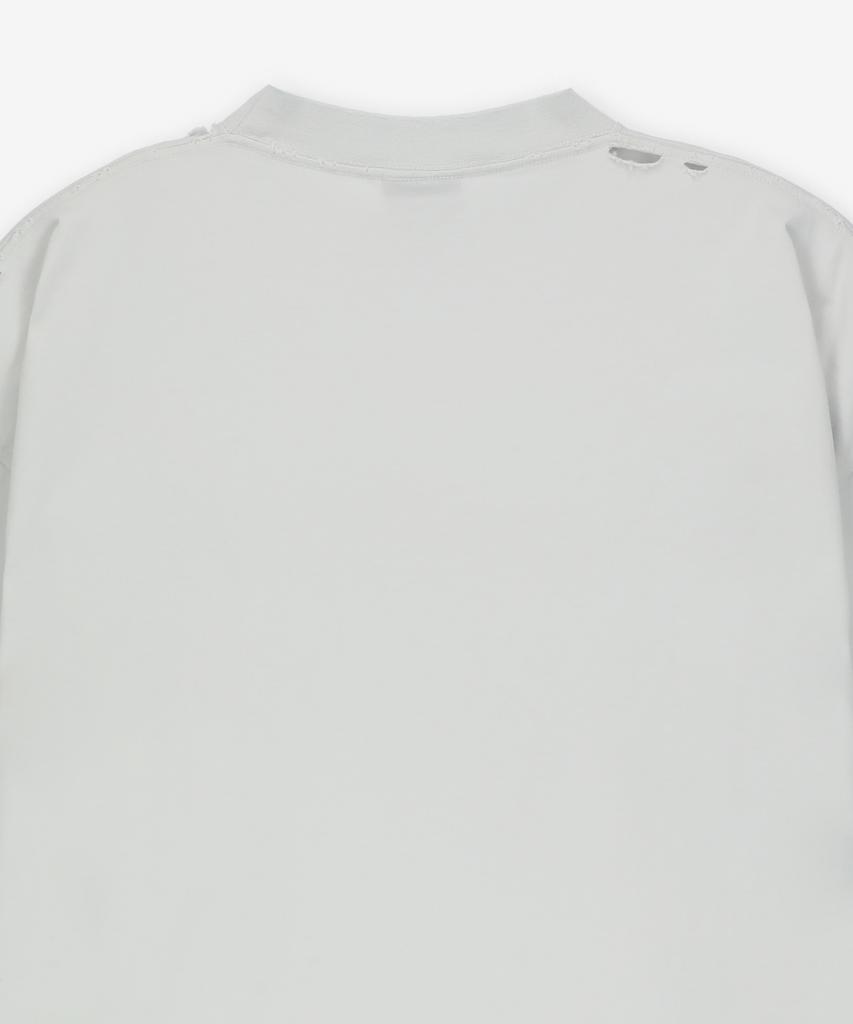 Ballensiaga 3B Liquified Oversized Short Sleeve T-Shirt - White / 787349Trvs89081