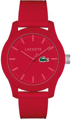 Часы 2010764 L.12.12 Красный силикон 43 мм Мужские кварцевые