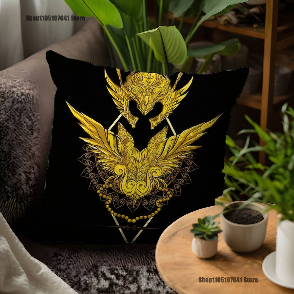 Чехол для подушки Saint Seiya Дева Шака для декора дивана, автомобиля, офиса, комнаты, наволочка с принтом, украшения и защита