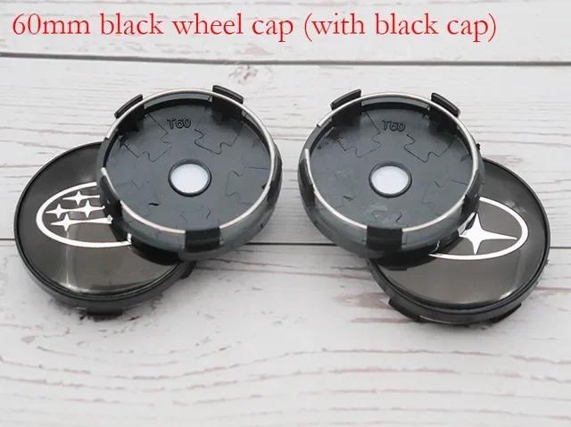 4PCS 60mm Car Wheel Center Covers Tire Hub Caps Emblem for Subaru XV WRC WRX BRZ FORESTER TRIBECA IMPREZA LEGACY OUTBACK STI X777