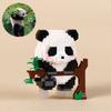 Micro-Assembled Small Particle Educational Toys Building Blocks Children's Gifts Boys And Girls Panda 3D Puzzle Ornaments