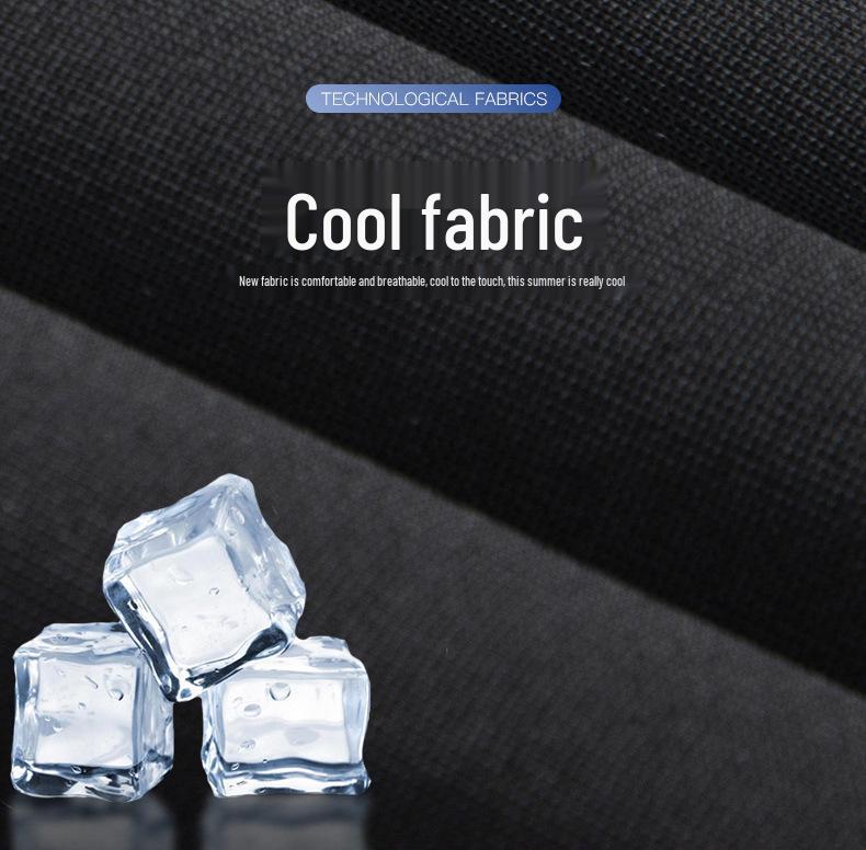 Мужские весенне-летние повседневные брюки из высокоэластичного ледяного шелка