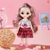 17 см 23 подвижных сустава одеваются принцесса кукла с мигающими глазами для девочек игрушки