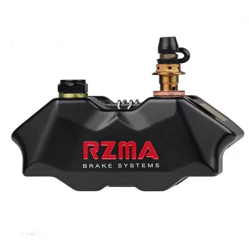 Motorcycle Brake Calipers Disc Brake Pumps Small Radiation Four Piston CNC Anodized 3D Furried for Modification