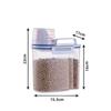 Dog Food Storage Bucket Pet Food Grain Storage Tank Kitchen Storage Rice Box Cat Food Grain Sealed Jar Dog Cat Accessories