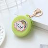 Kid Gift Cartoon Round Silicone Headset Bag Wallet Change Pouch Bag Coin Purse