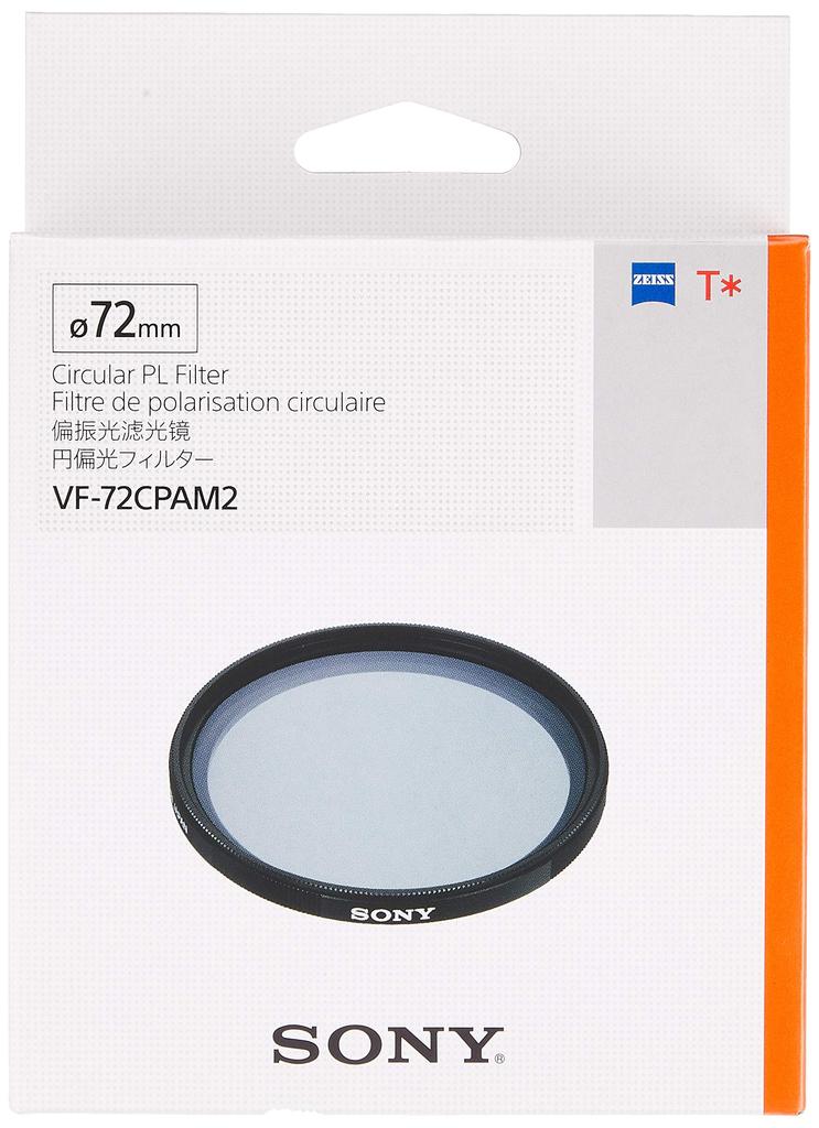 SONY 72mm Circular Polarizing Filter VF-72CPAM2