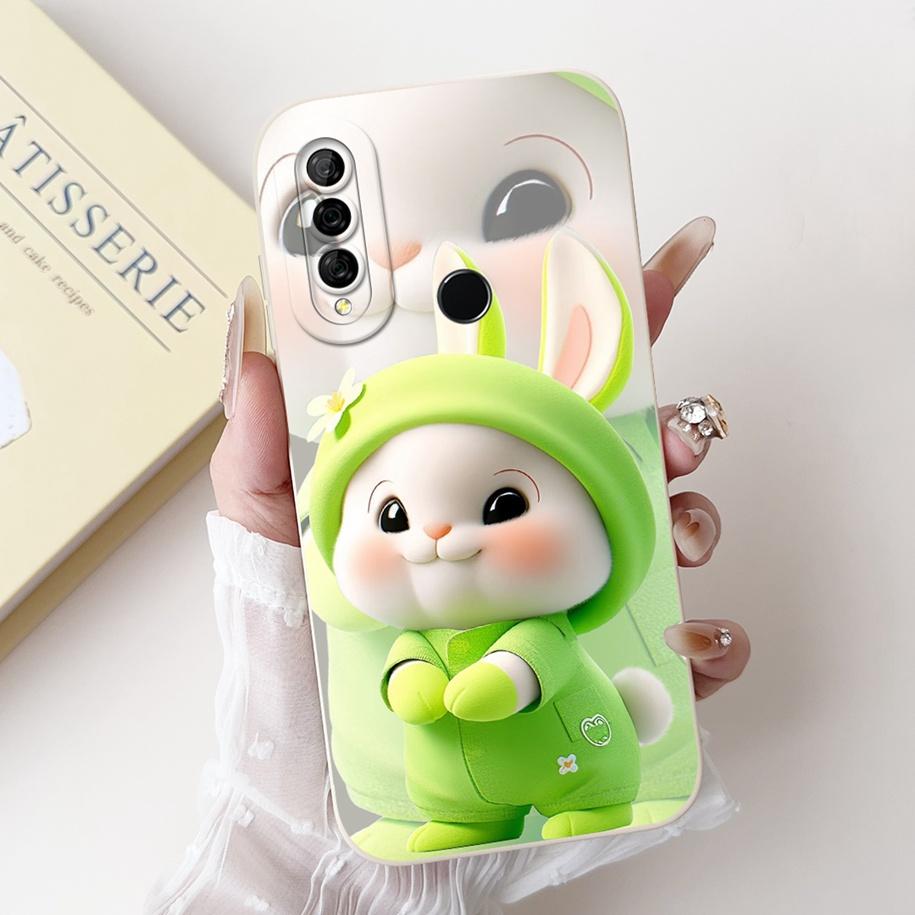 For Huawei P30 Lite Case MAR-LX1A MAR-LX2 Cover Cute Panda Rabbit Soft Silicone Phone Case For Huawei P30Lite Nova 4e Fundas New