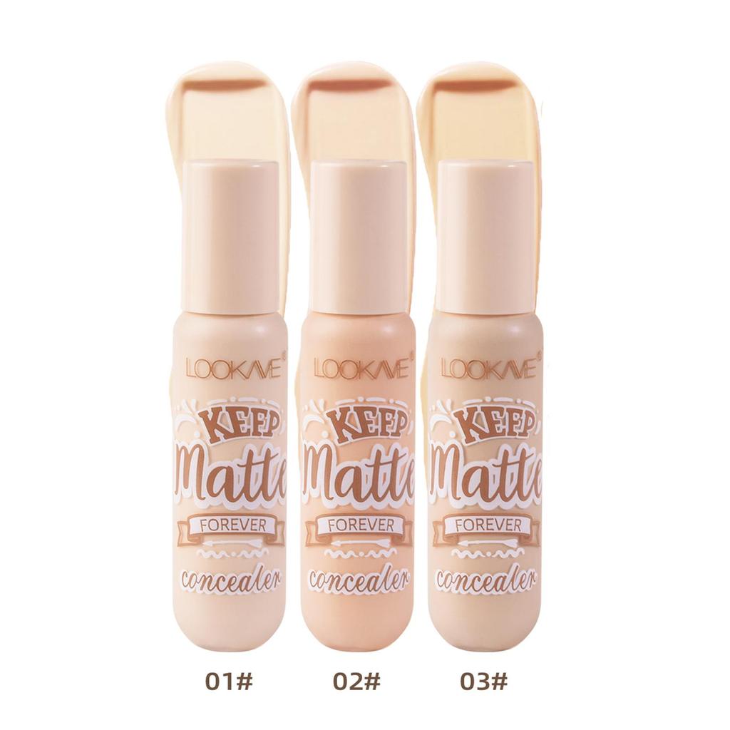 Concealer Waterproof Liquid Foundation Full Coverage Long Lasting Face Scars Acne Dark Circles Cover 8g