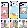 Милый чехол для телефона BuBu DuDu для iPhone 17 16 15 14 13 Pro Max Задняя крышка для 12 11 Pro Coque