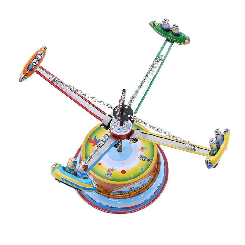 Классические Винтажные Механические Аттракционы Ностальгические Заводные Детские Жестяные Игрушки с Ключом Веселая Игрушка Г