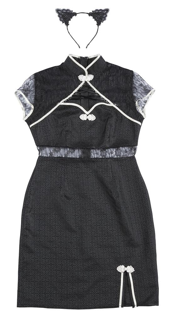 Clearstone Royal China Косплей Хэллоуин Кот Китай Bitter M Черный Женский