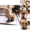 Cute Cartoon Alpaca Plush Toy Mini Fluffy Lamb Doll Keychain For Bags