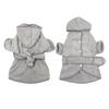 Pet Coral Fleece Robe Cats Dogs Warm Absorbent Bath Wrap Winter Small Medium Large Breed