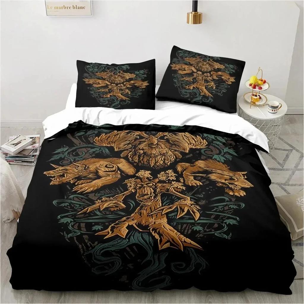 3D-печать игровой World Warcraft комплект постельного белья пододеяльник постельный комплект пододеяльник наволочка одеяло king size queen размер для мальчиков взрослых