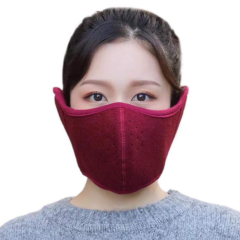 Зимняя полумаска для лица для велоспорта, кемпинга, лыжная маска для лица для мужчин, флисовая теплая маска, наушники для сноуборда, лыж, пешего туризма, спортивный шарф