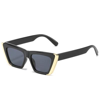 Солнцезащитные очки Cat Eye Contrasting Frame Large Frame для мужчин и женщин, солнцезащитные очки для улицы, фото, ПК-очки